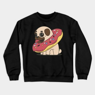 Best Novelty Gift Idea with Quote for Pug Lovers Crewneck Sweatshirt